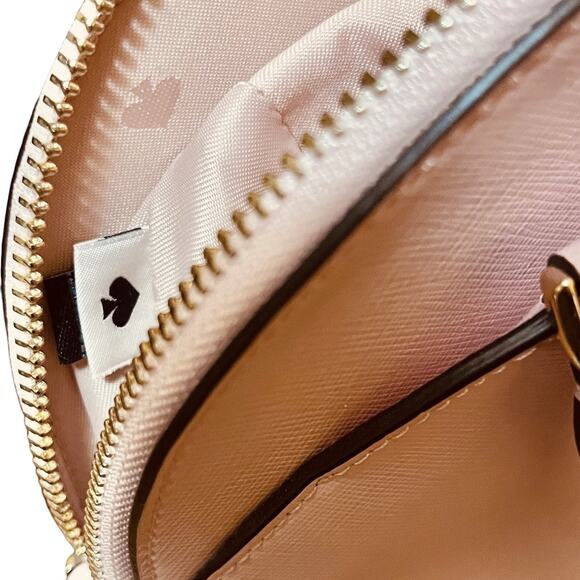 Kate Spade Payton Medium Dome Satchel Top Handle Zip Closure Light Crepe Pink - Picture 12 of 14